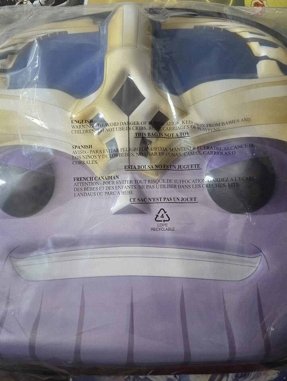 Funko Pop! Marvel Thanos 18 in. Backpack w/ 3-Slot Carrying Case For Funko Pops
